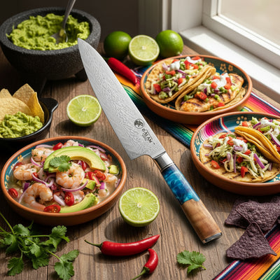 Ya’ax - Cuchillo de chef 8 pulgadas/ 20 centimetros.