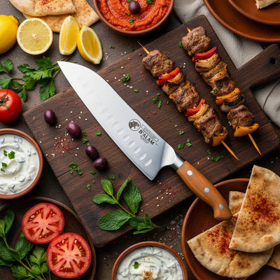 Teocuitlatl - Santoku 7 pulgadas/18 centimetros