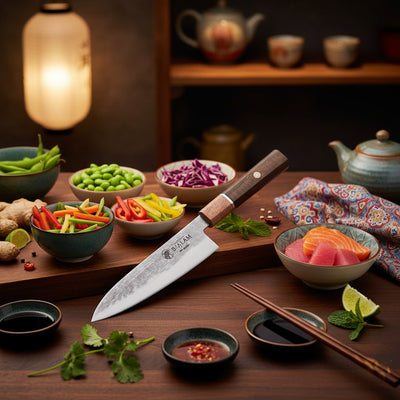 Lak’in - Cuchillo Santoku Chef 7 pulgadas/ 18 centimetros