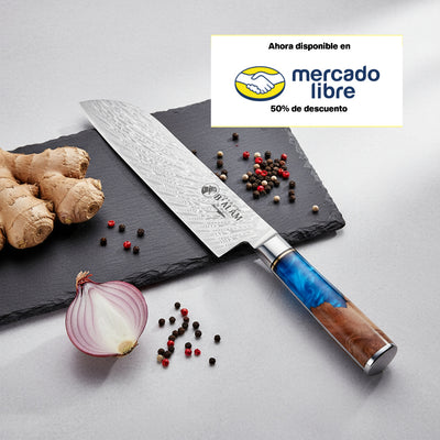 Ya’ax - Cuchillo Santoku 7 pulgadas/18 cm.