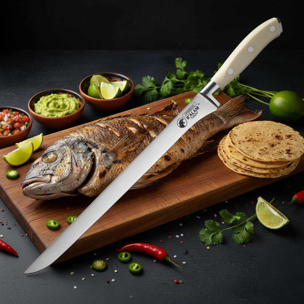 Cepayahuitl - Cuchillo Fileteador 11.5pulgadas/29 centimetros.